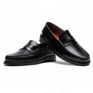 Naked Wolfe Riviera Black Leather Loafers Men’s US 7 / EU 40